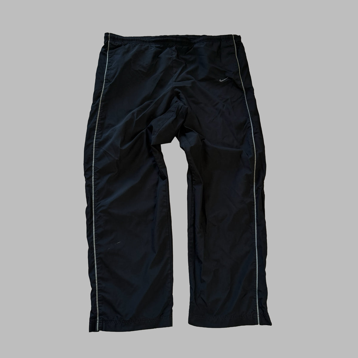 Y2K Nike Striped Wide Leg Track Pants - XL