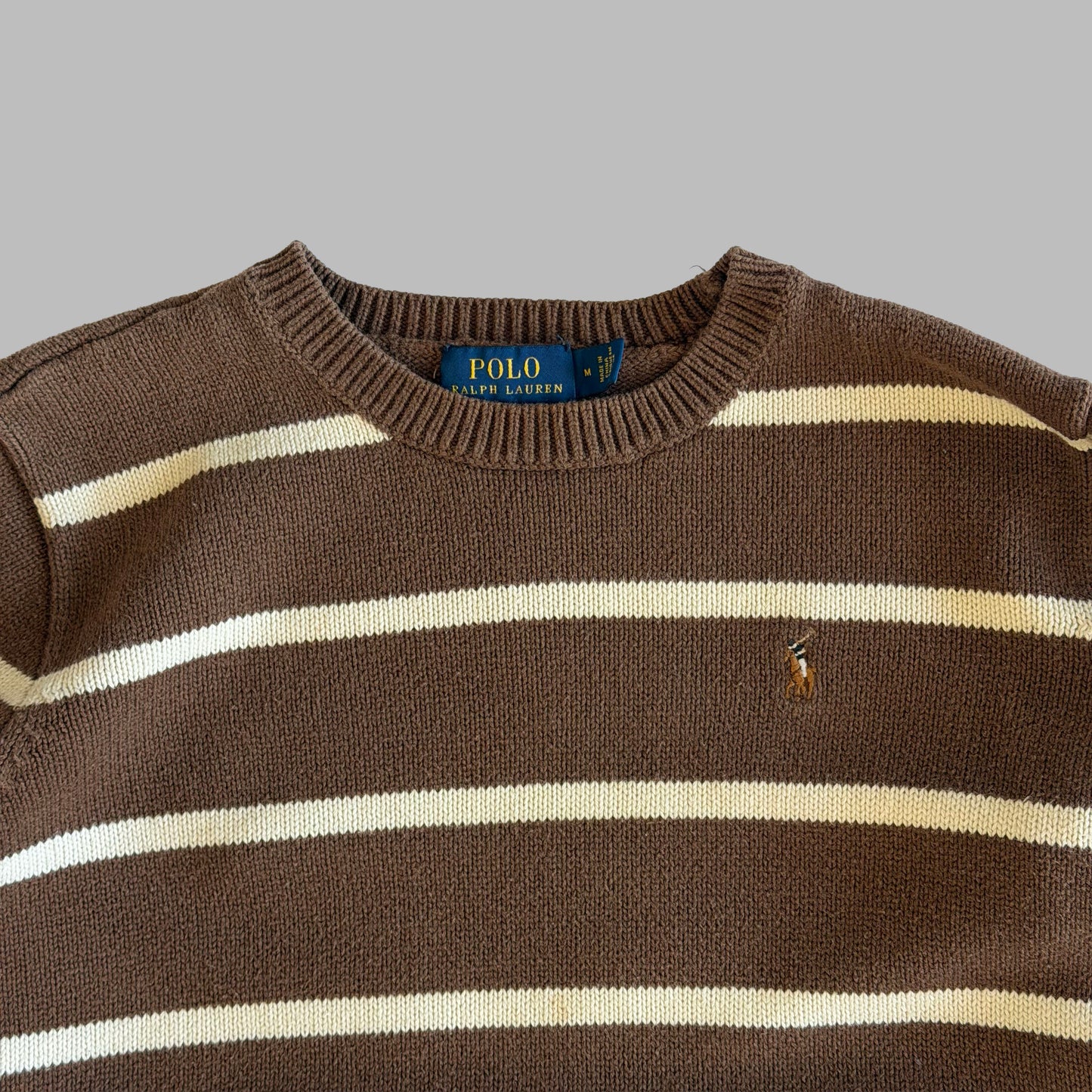 Ralph Lauren Striped Heavy Knit - Small