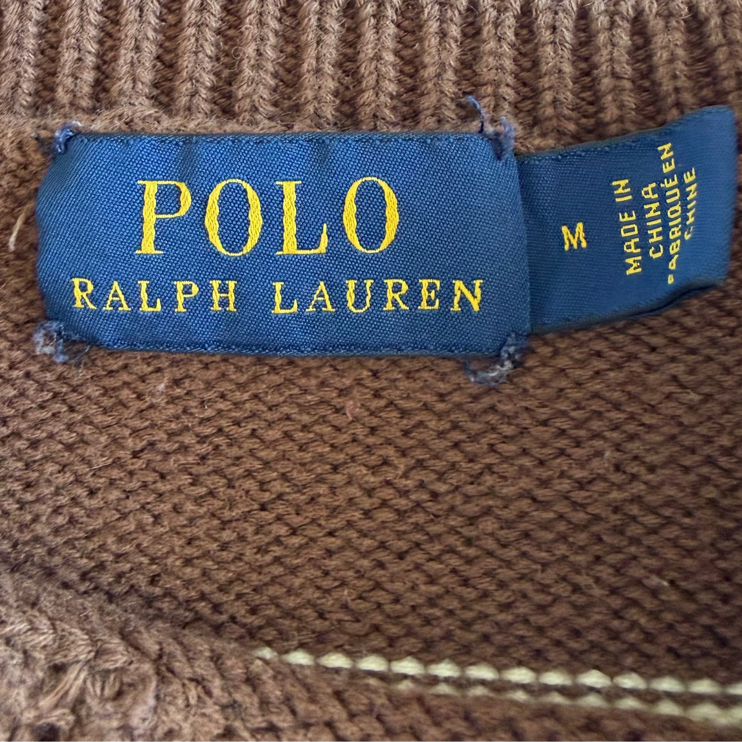 Ralph Lauren Striped Heavy Knit - Small