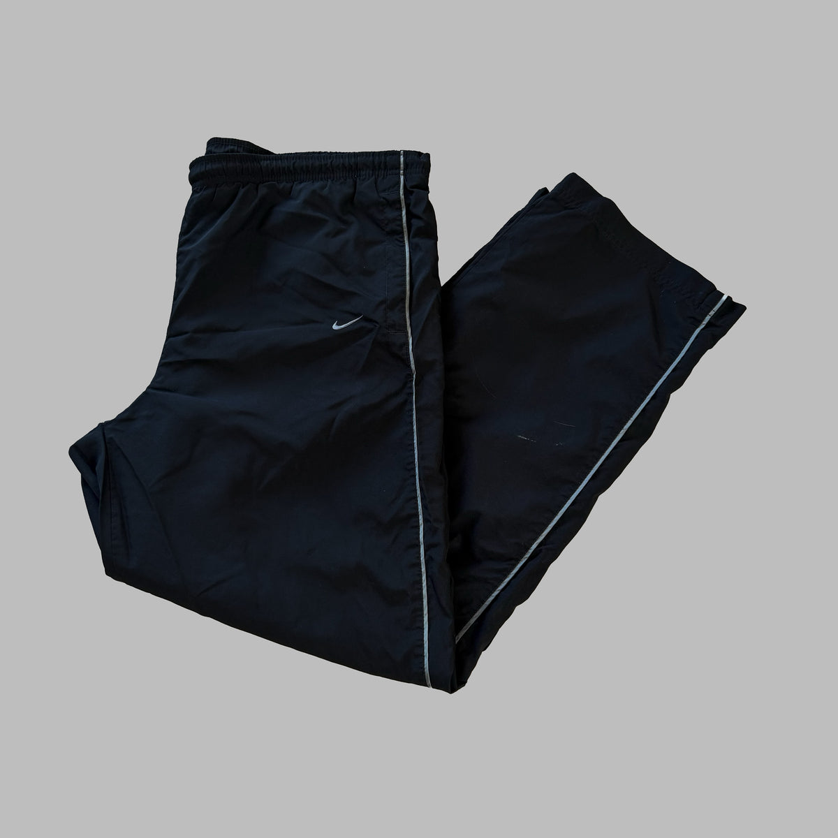 Y2K Nike Striped Wide Leg Track Pants - XL