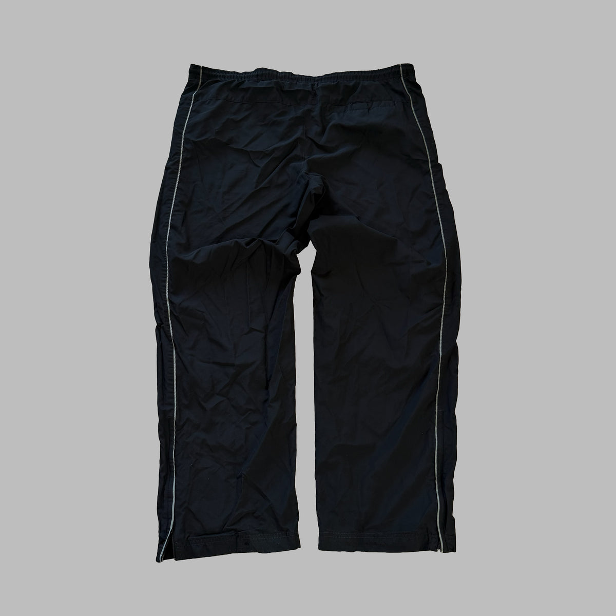 Y2K Nike Striped Wide Leg Track Pants - XL