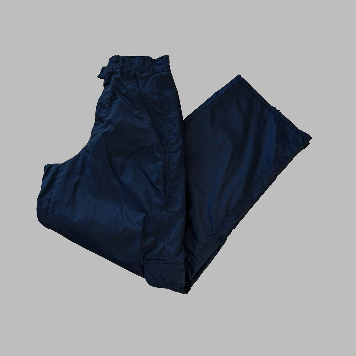 90s Nike Wide Leg Spell Out Track Pants - S