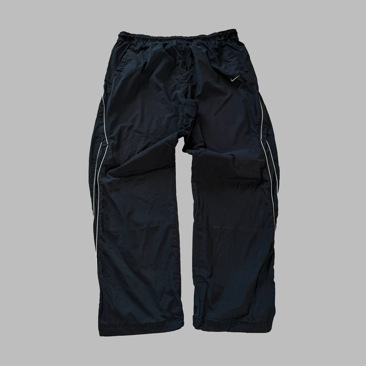 Y2K Nike Striped Wide Leg Track Pants - XL