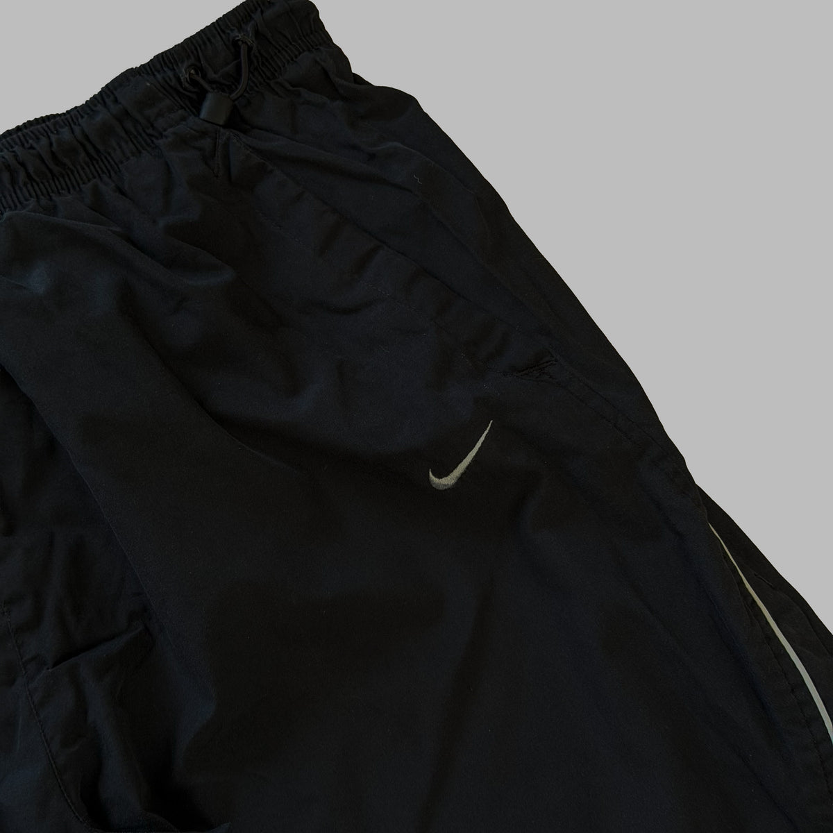 Y2K Nike Striped Wide Leg Track Pants - XL