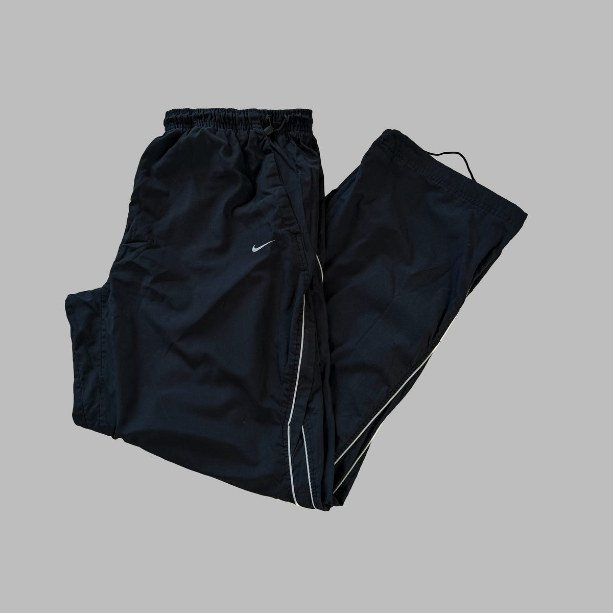 Y2K Nike Striped Wide Leg Track Pants - XL