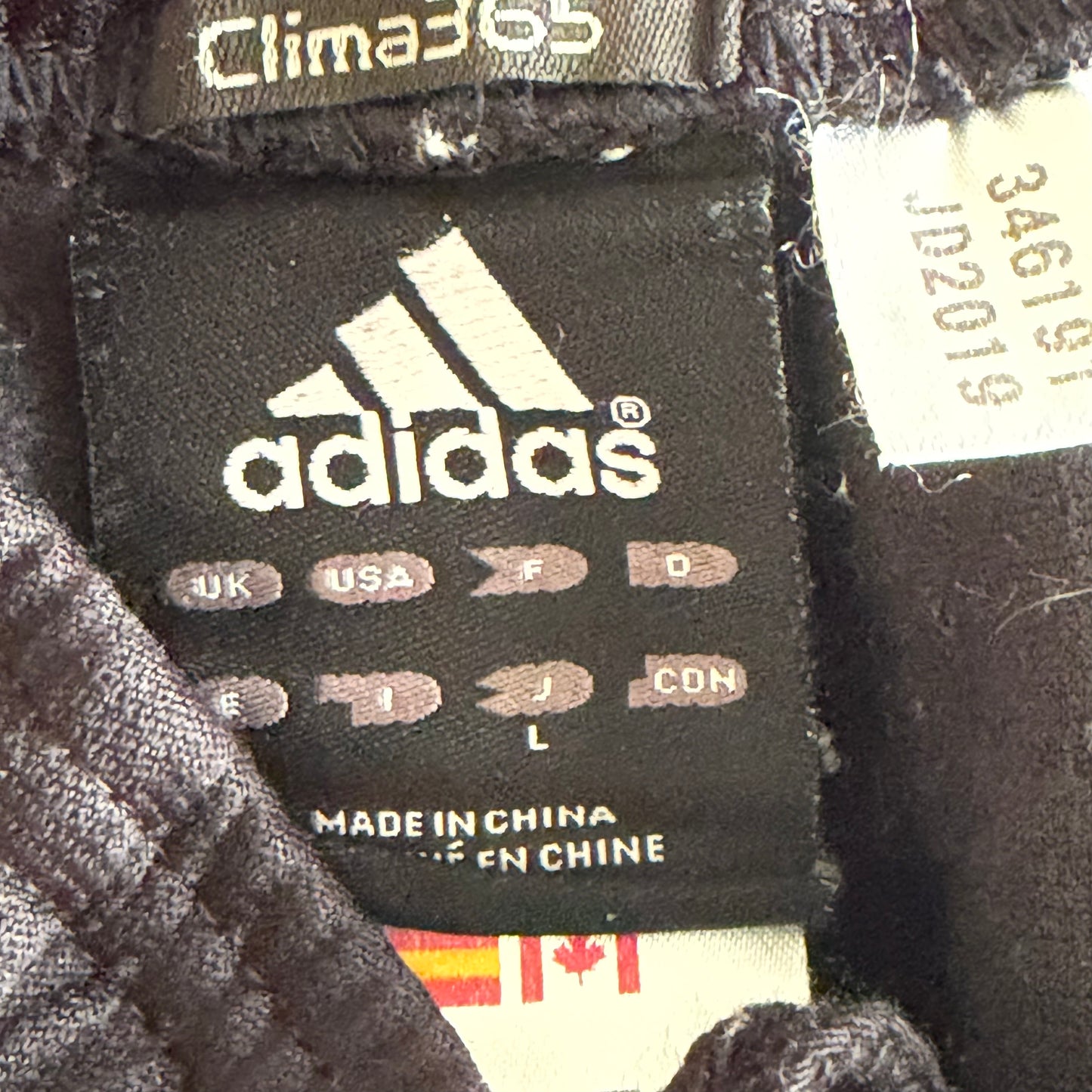 Y2K Adidas Three Stripe Wide Leg Track Pants - S