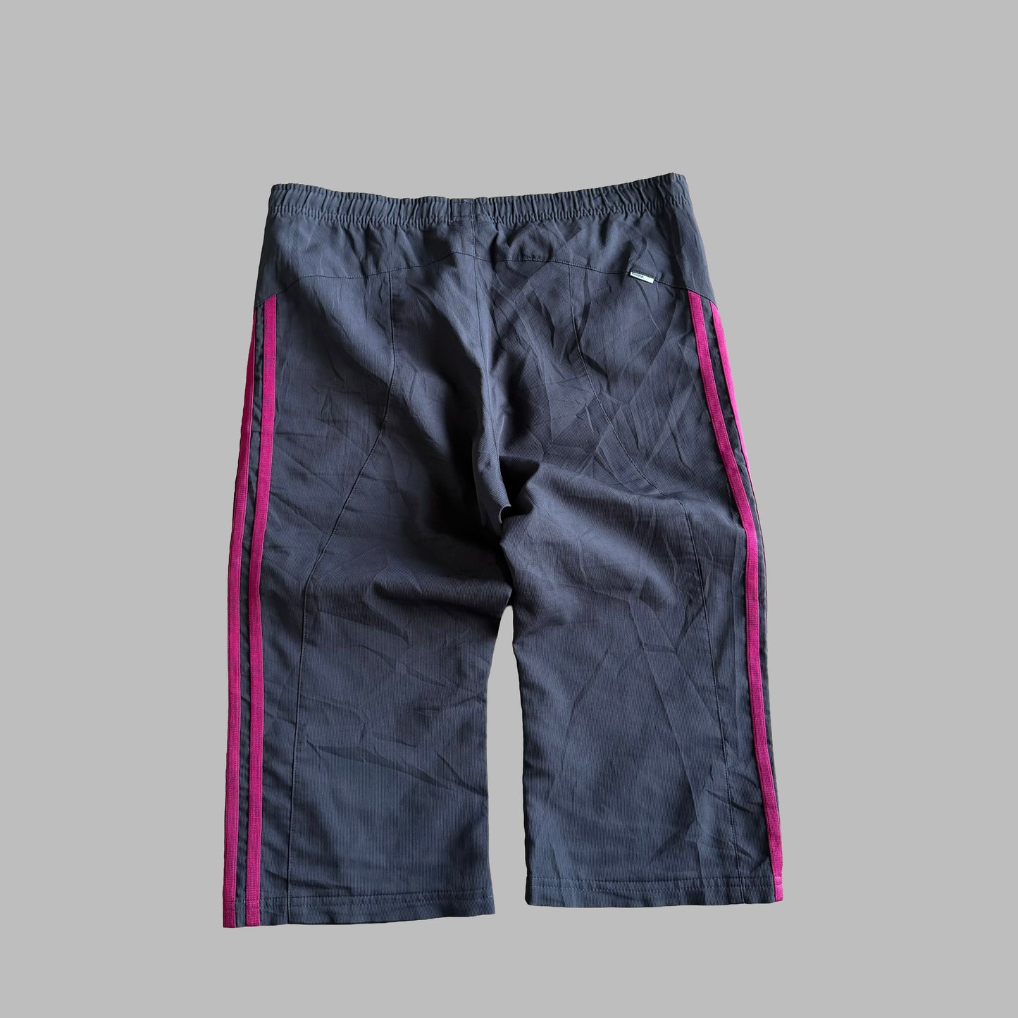 Y2K Adidas Striped Capris - S