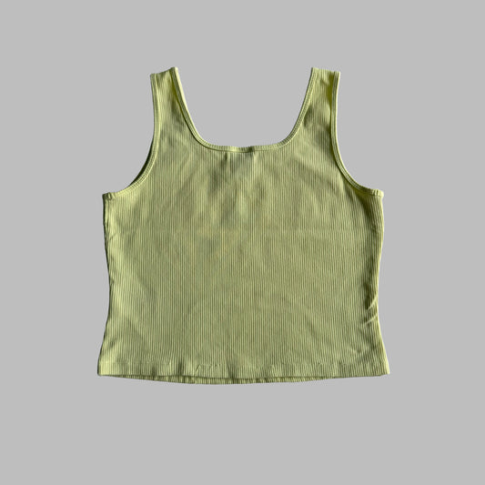 Y2K Nike Ribbed Activewear Tank - L