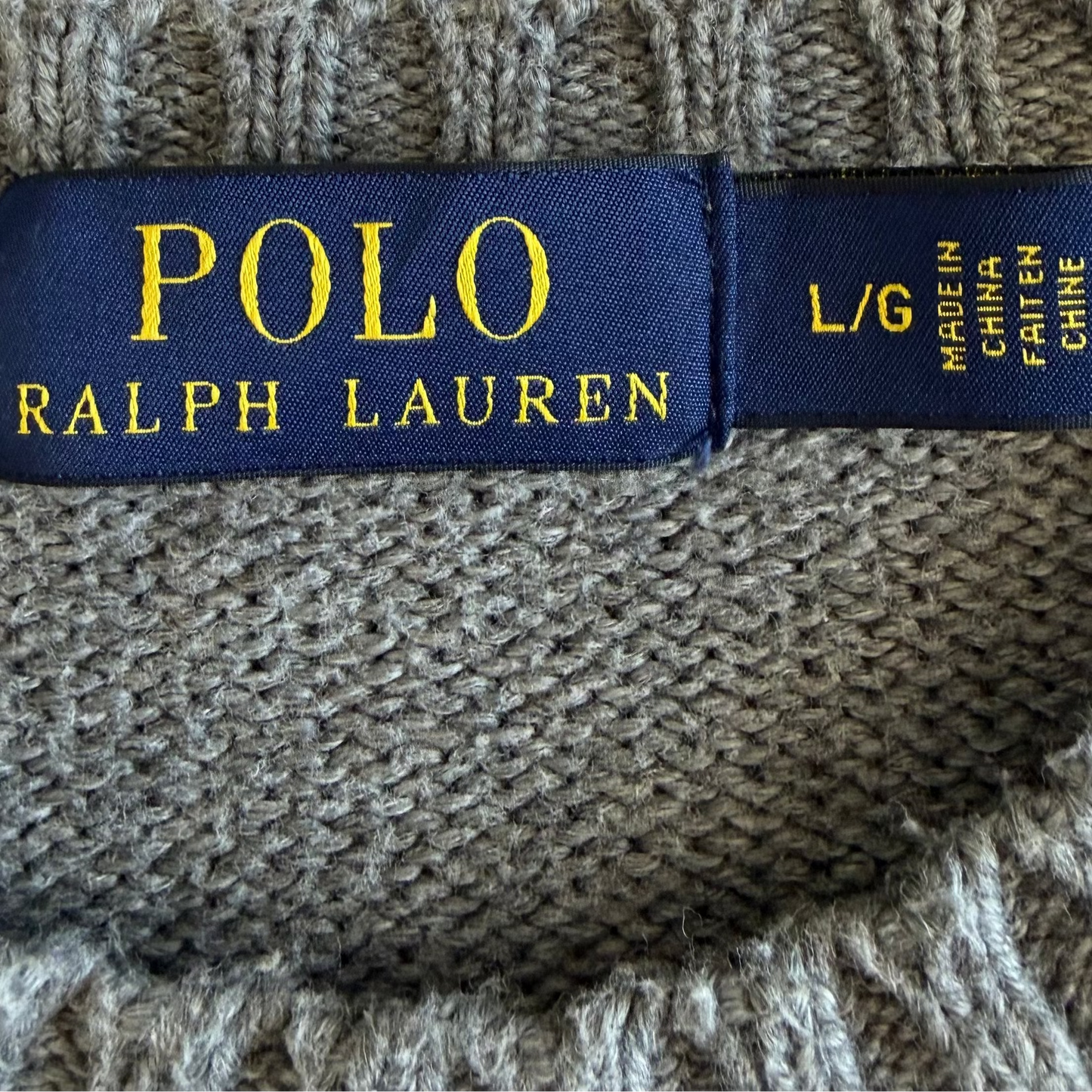 Ralph Lauren Heavy Knit - Large