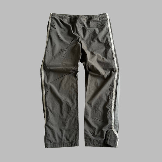 Y2K Nike Wide Leg  Striped Track Pants - L