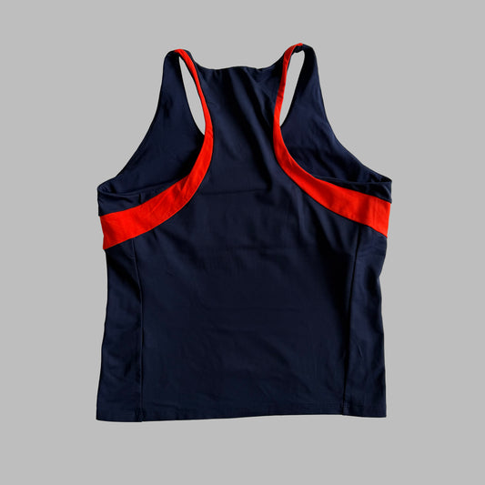 Y2K Ralph Lauren  Panelled Activewear Tank - L