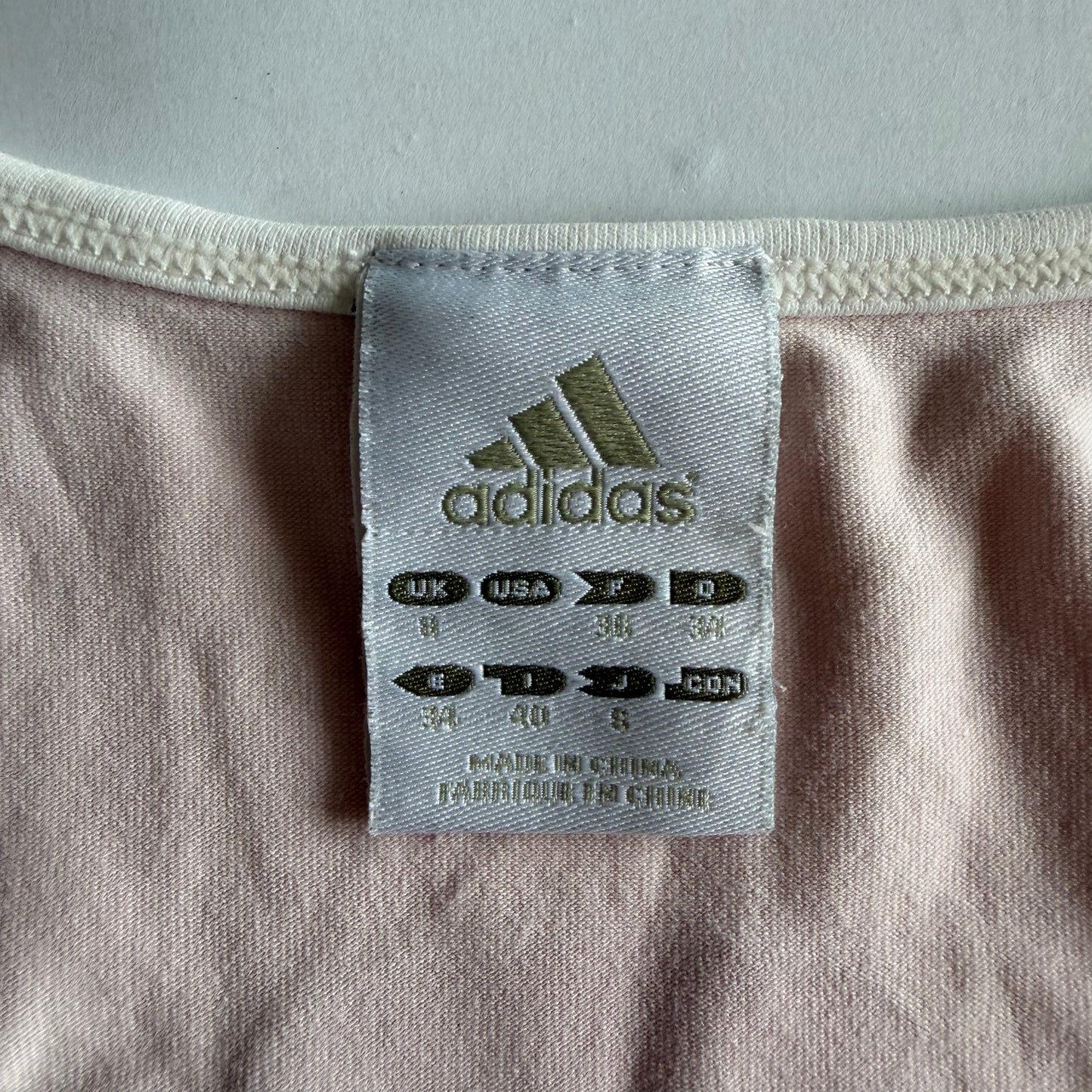 Y2K Adidas Spell-Out Activewear Tank - L