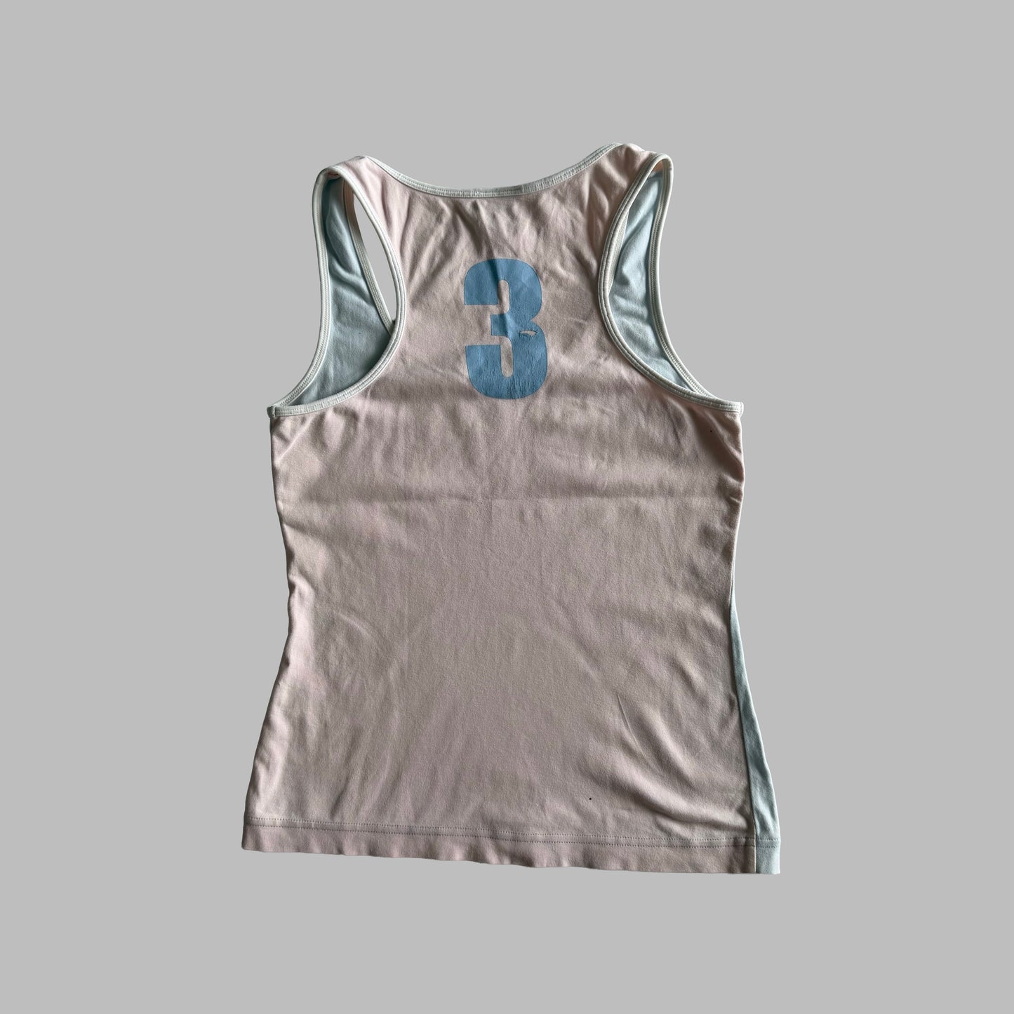 Y2K Adidas Spell-Out Activewear Tank - L
