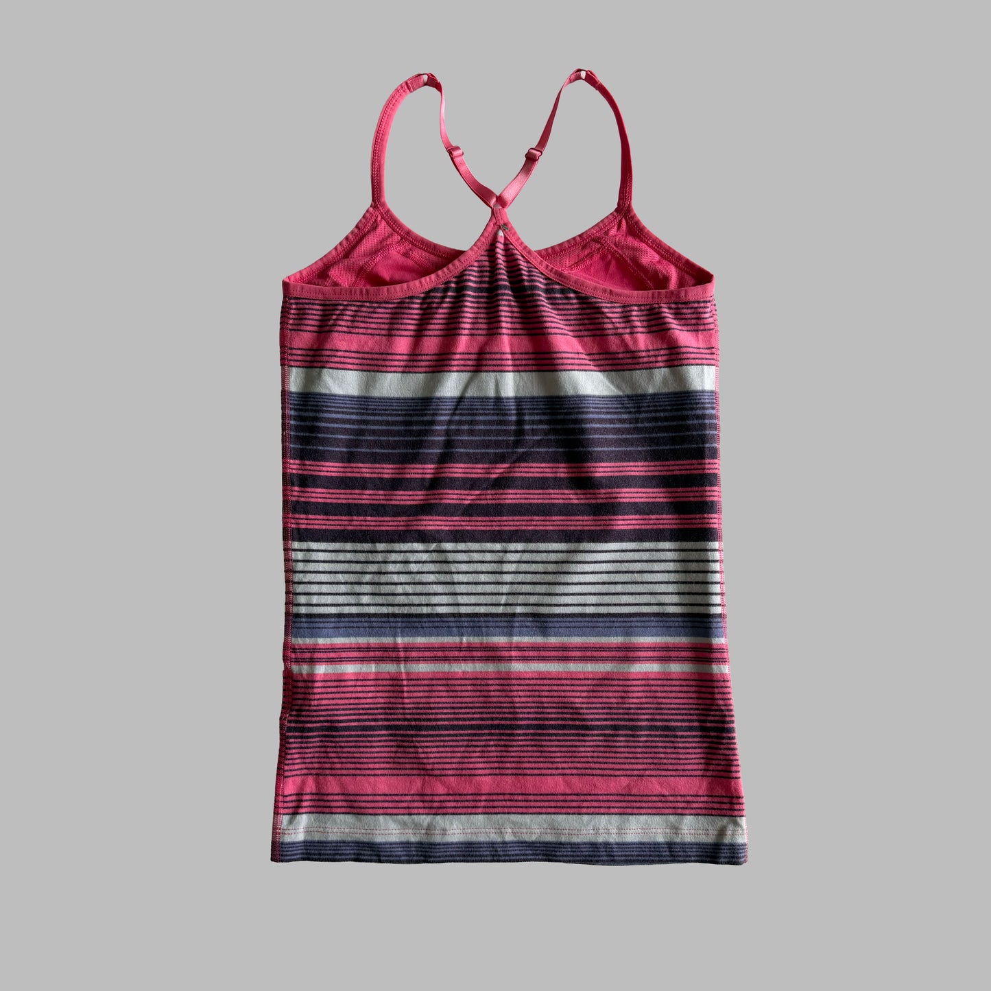 Y2K Nike Striped Activewear Tank - S