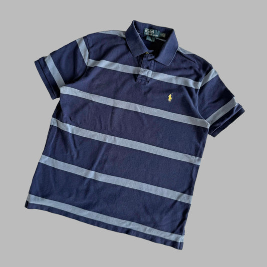 Ralph Lauren Striped Polo Shirt - Large