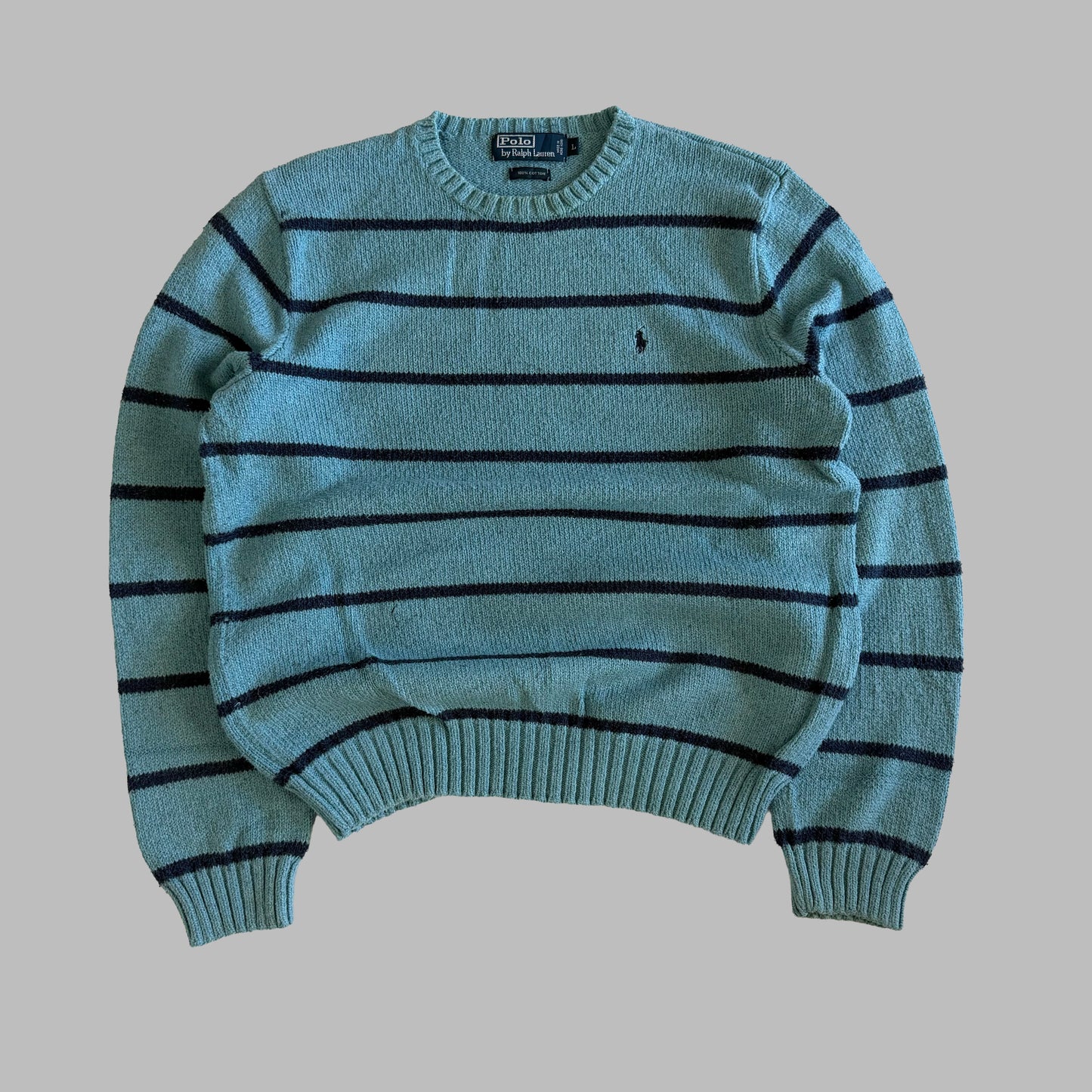 Ralph Lauren Striped Heavy Knit - Large