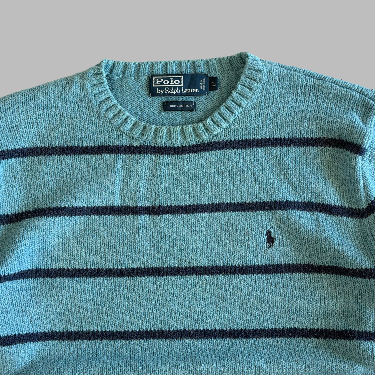 Ralph Lauren Striped Heavy Knit - Large