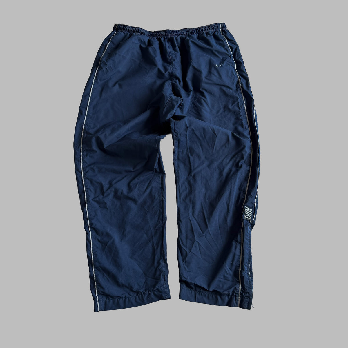 Y2K Nike Spell Out Wide Leg Track Pants - XXL