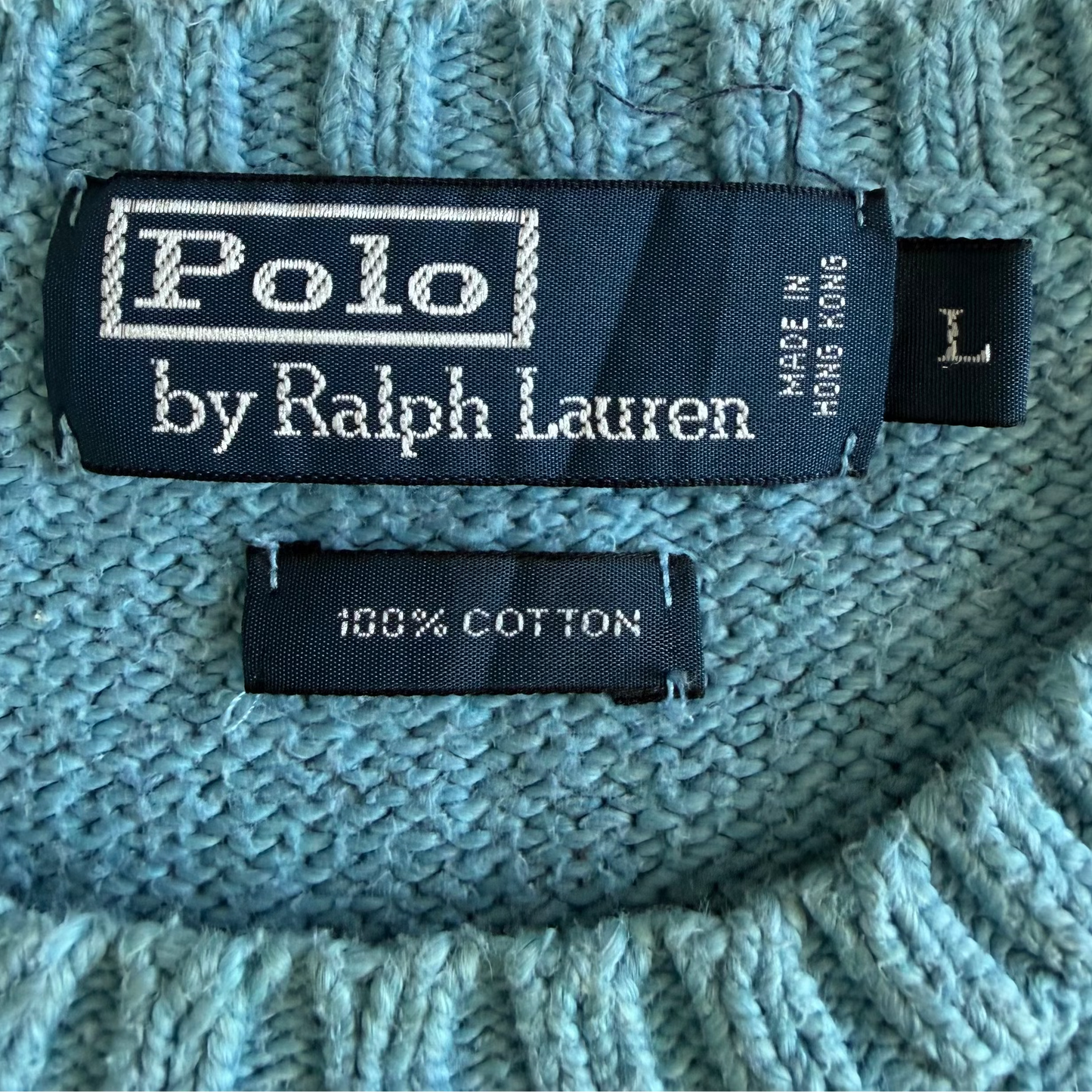 Ralph Lauren Striped Heavy Knit - Large