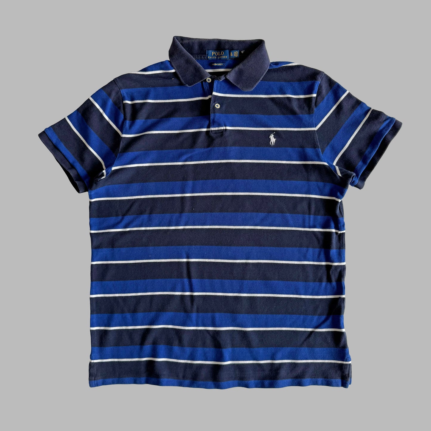 Ralph Lauren Striped Polo Shirt - XL