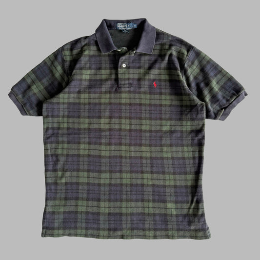 Ralph Lauren Tartan Polo Shirt - Medium