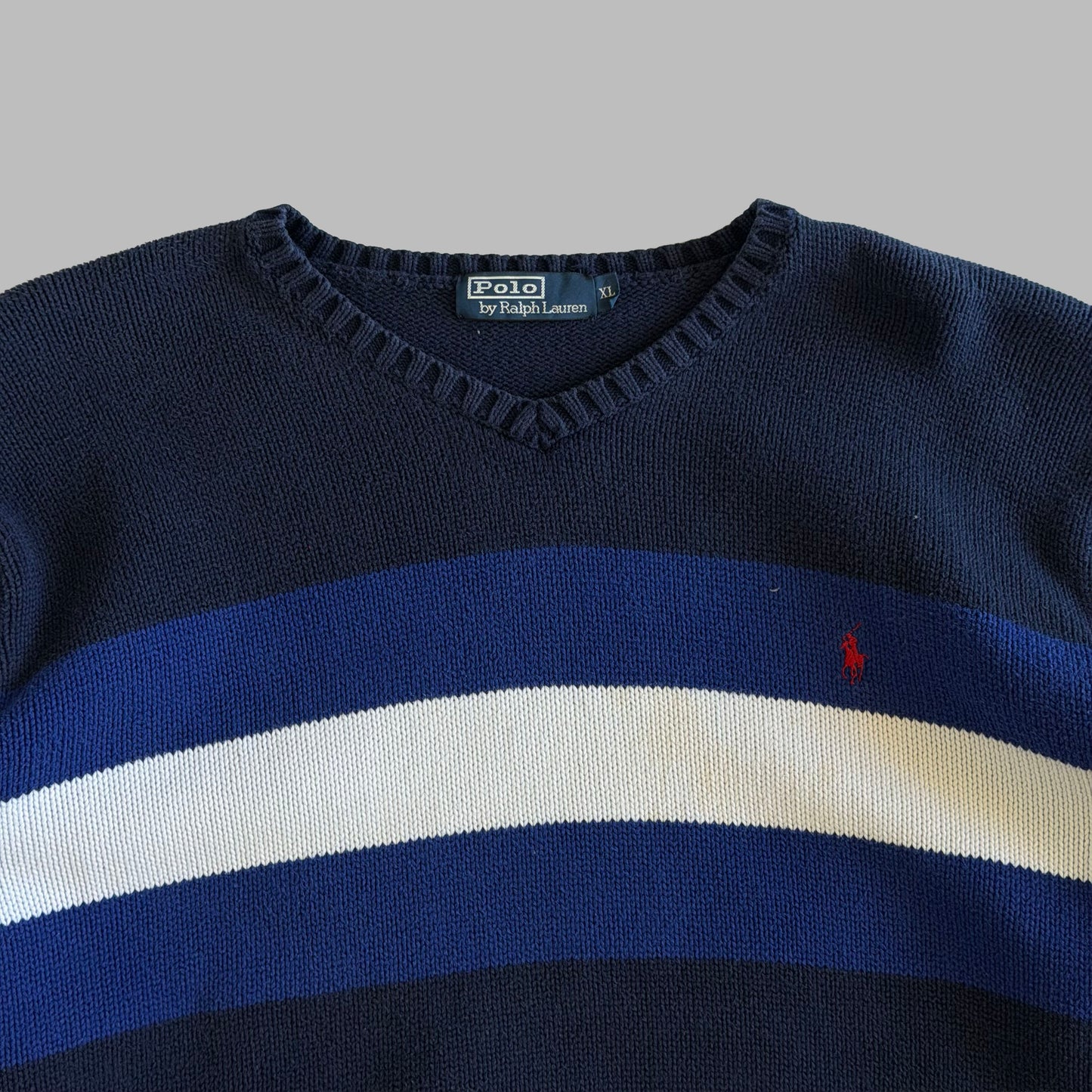 Ralph Lauren Striped Heavy Knit - XL
