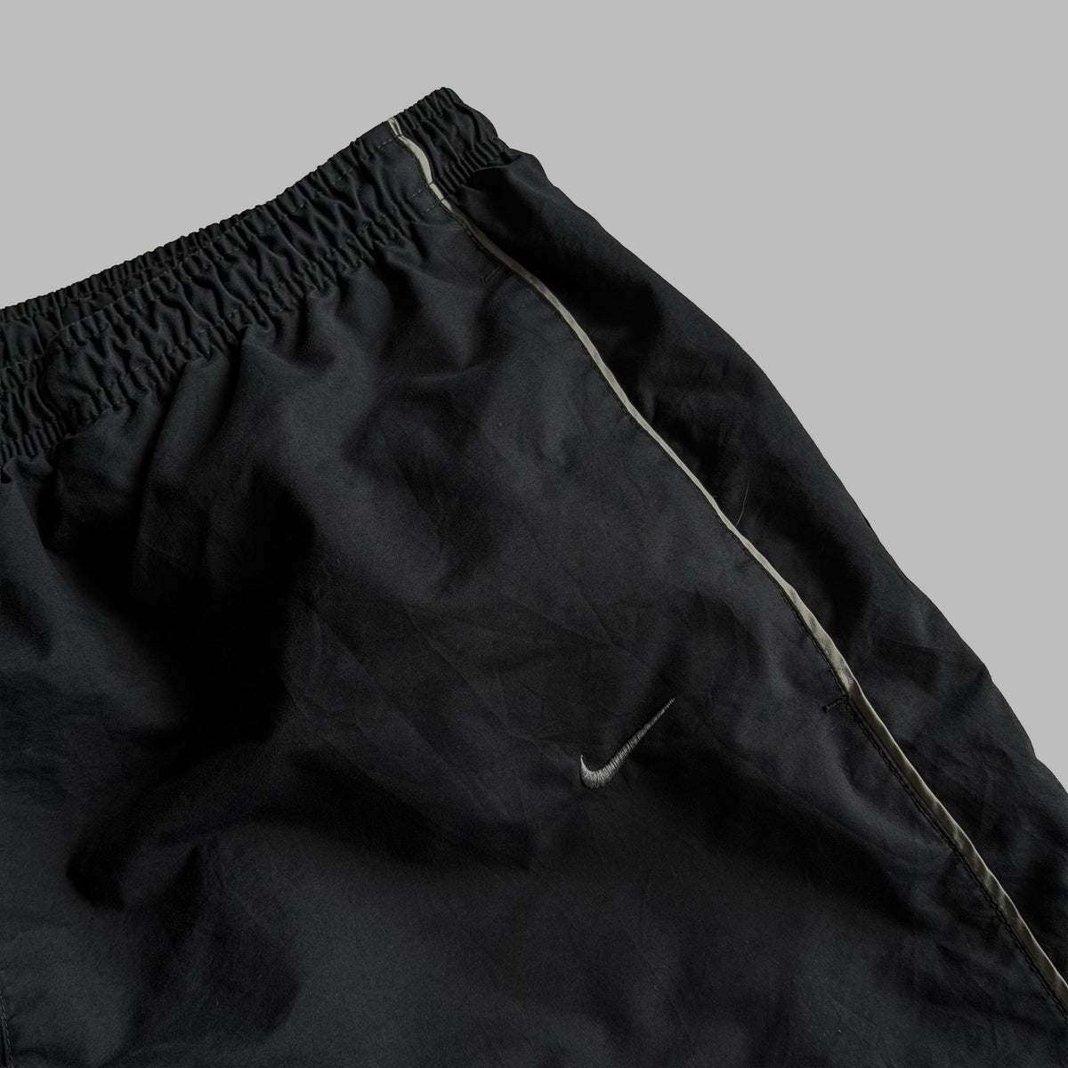 Y2K Nike Spell Out Wide Leg Track Pants - L