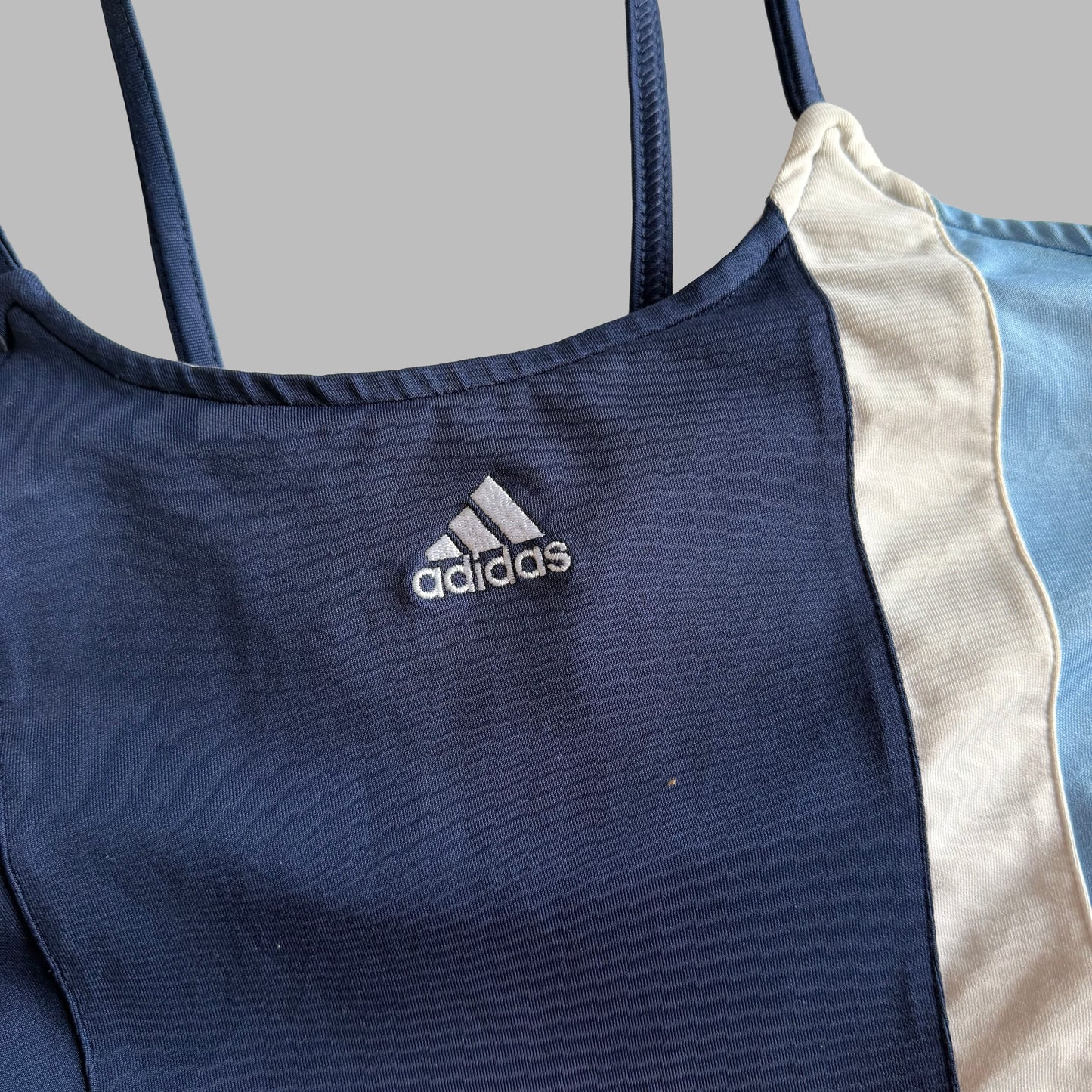 Y2K Adidas Panelled Activewear Dress - L