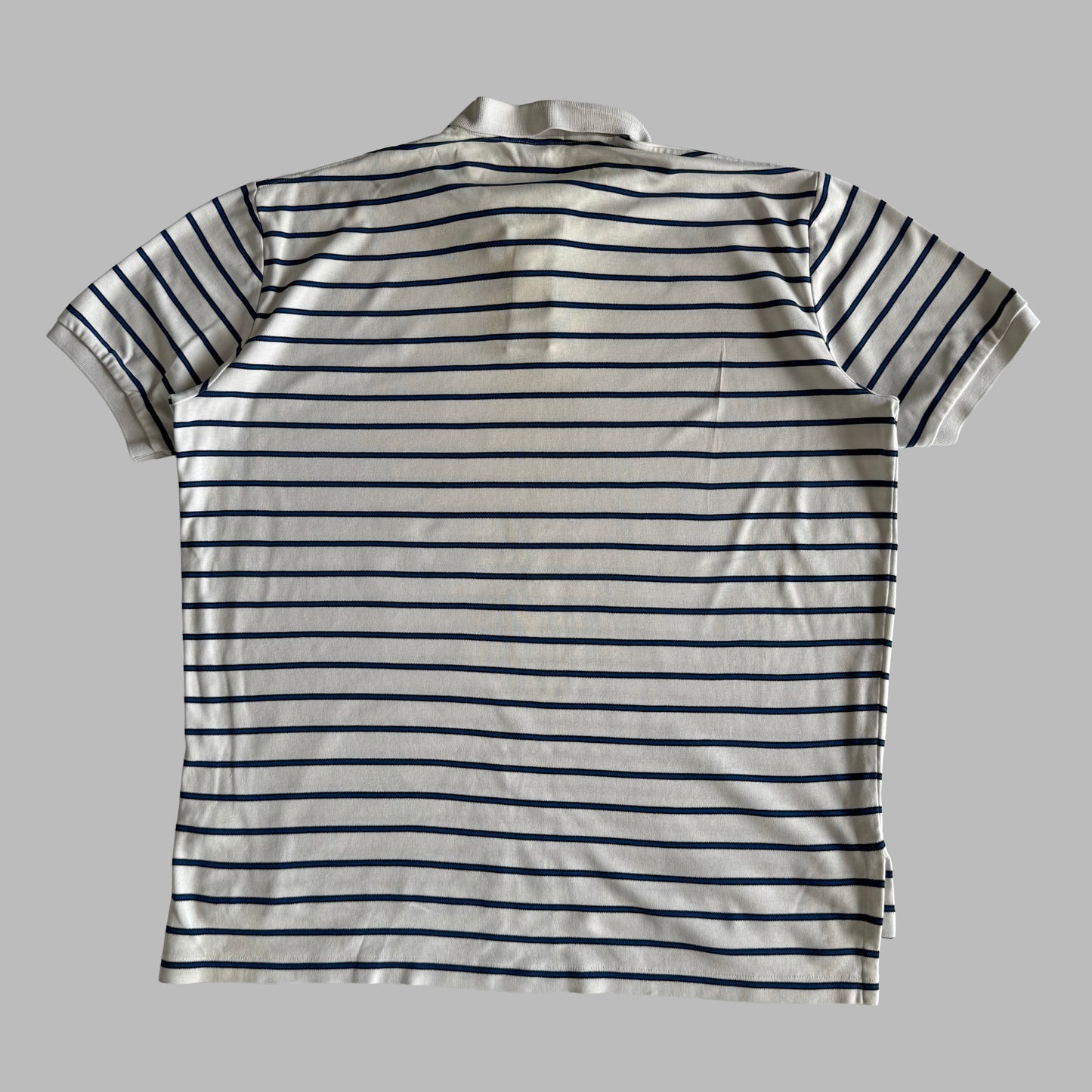 Ralph Lauren Striped Polo Shirt - Large