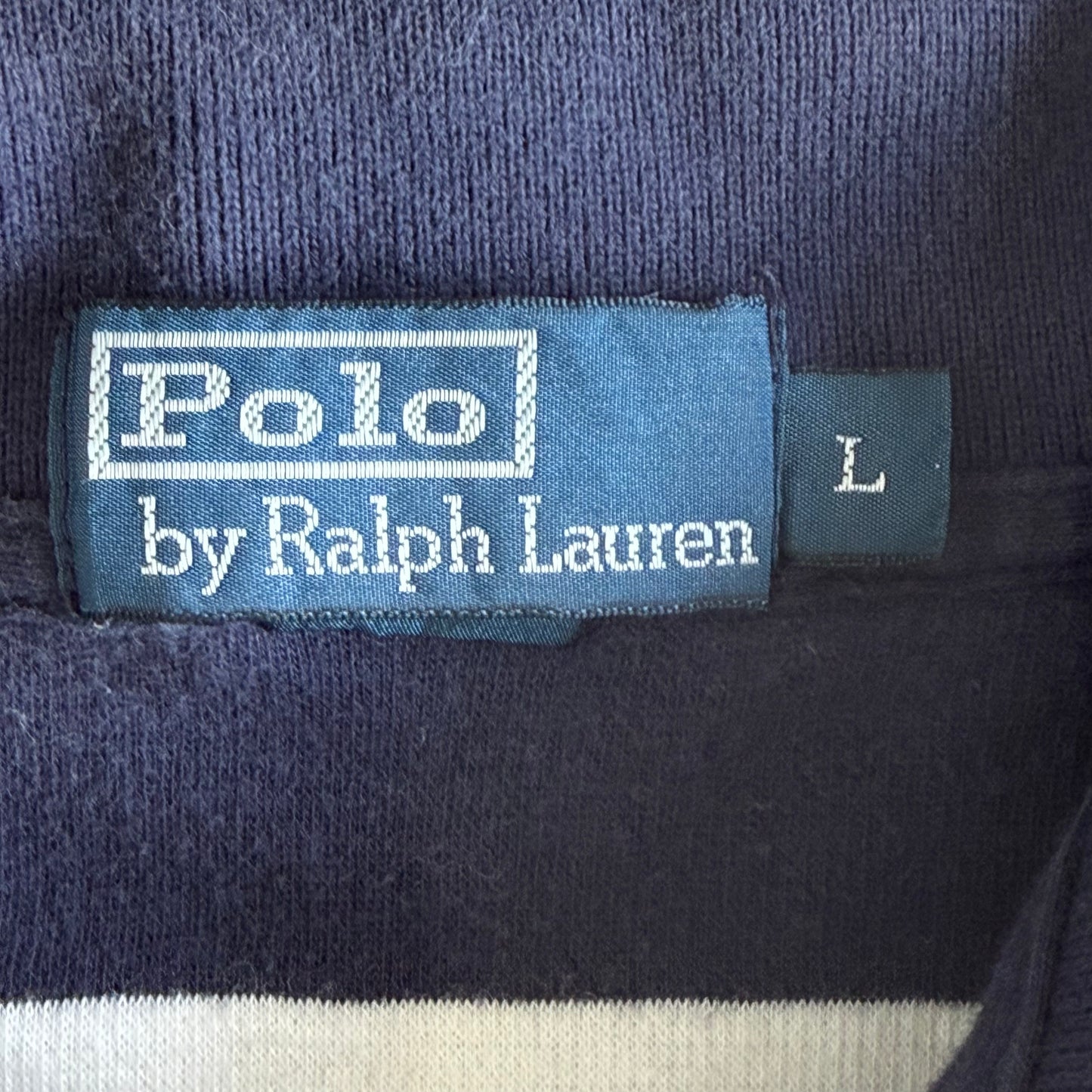 Ralph Lauren Striped Polo - Large