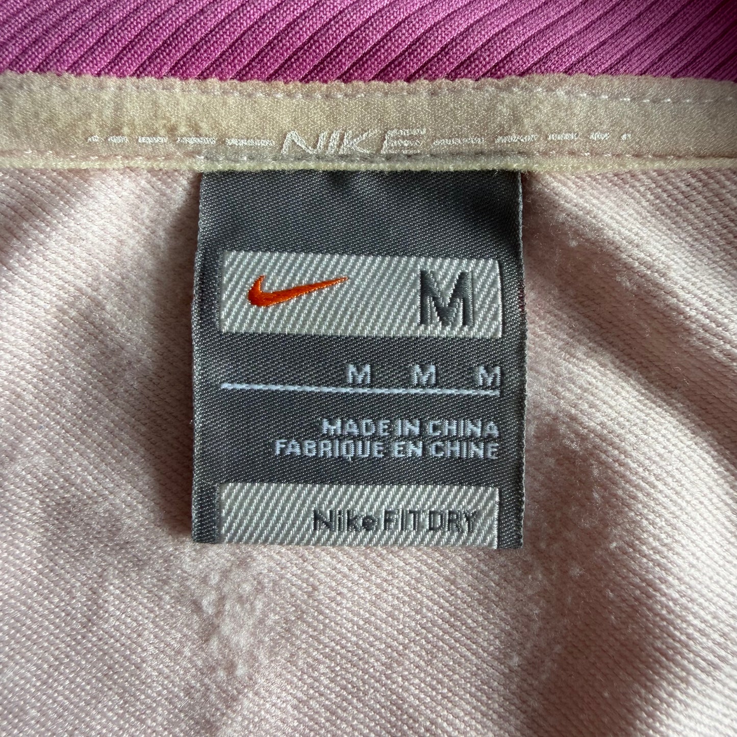 Y2K Nike Button-Up Activewear Top - M