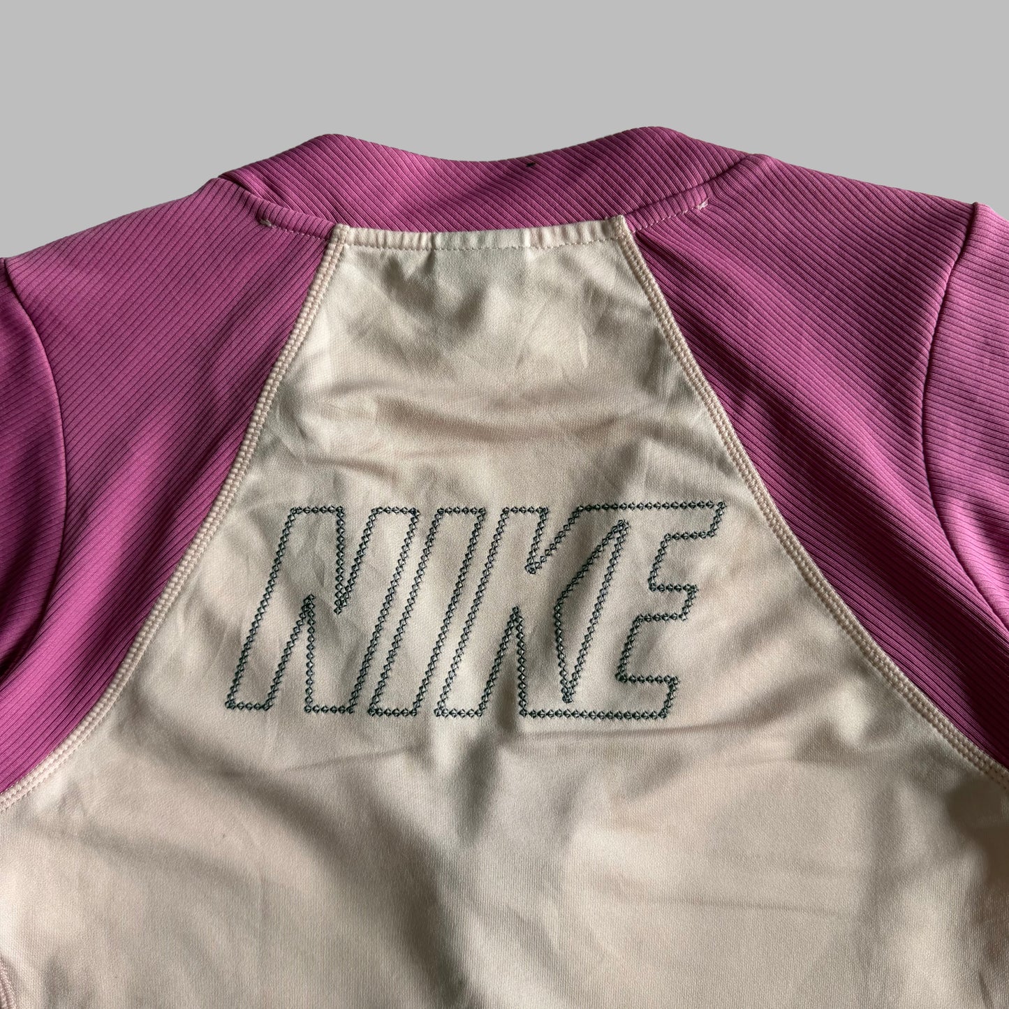 Y2K Nike Button-Up Activewear Top - M