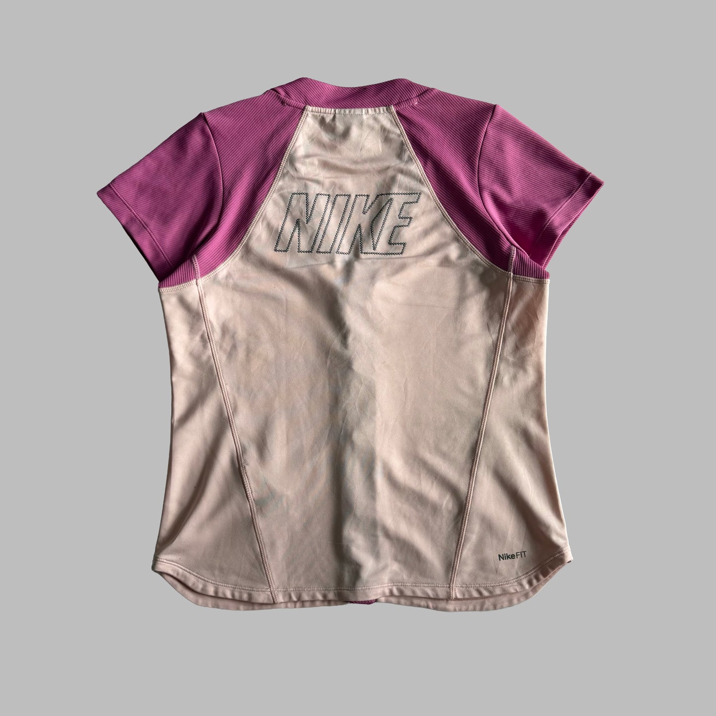 Y2K Nike Button-Up Activewear Top - M