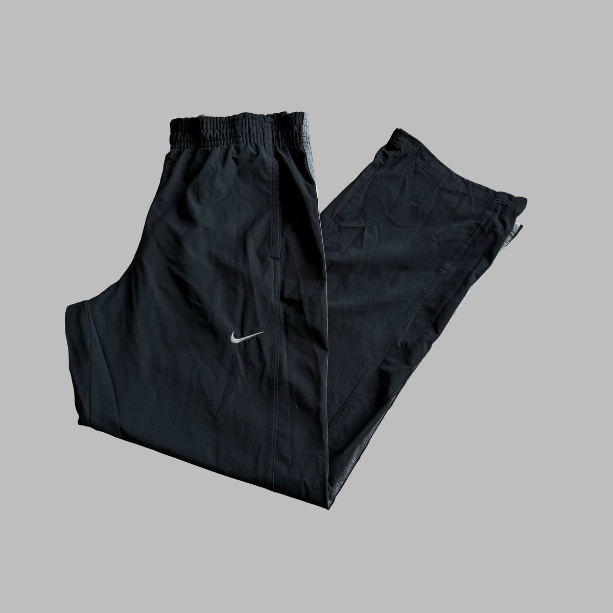 Y2K Nike Striped Wide Leg Track Pants - XL