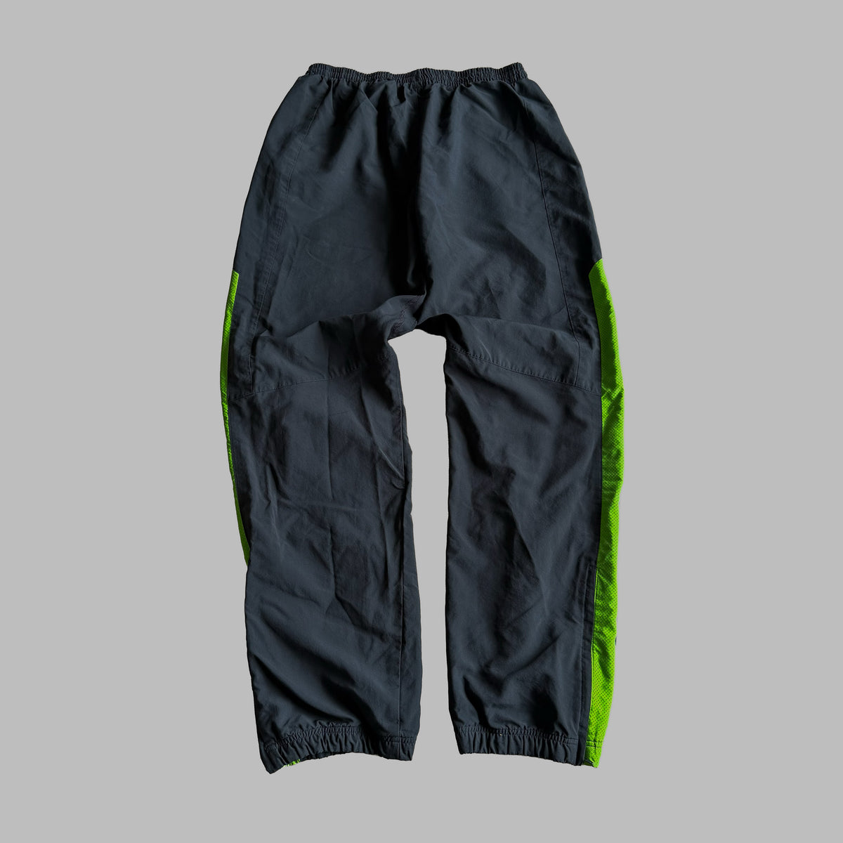 Y2K Nike Baggy Striped Track Pants - M