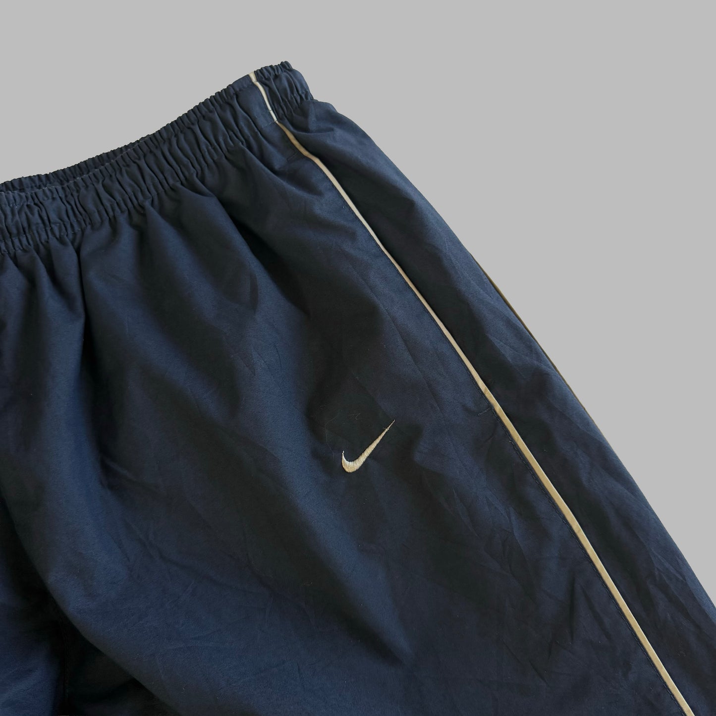 Y2K Nike Striped Wide Leg Track Pants - L