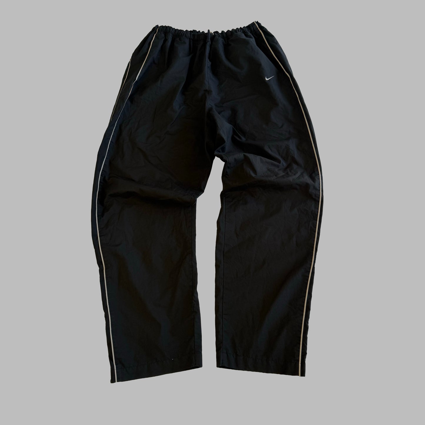 Y2K Nike Striped Baggy Track Pants - XL