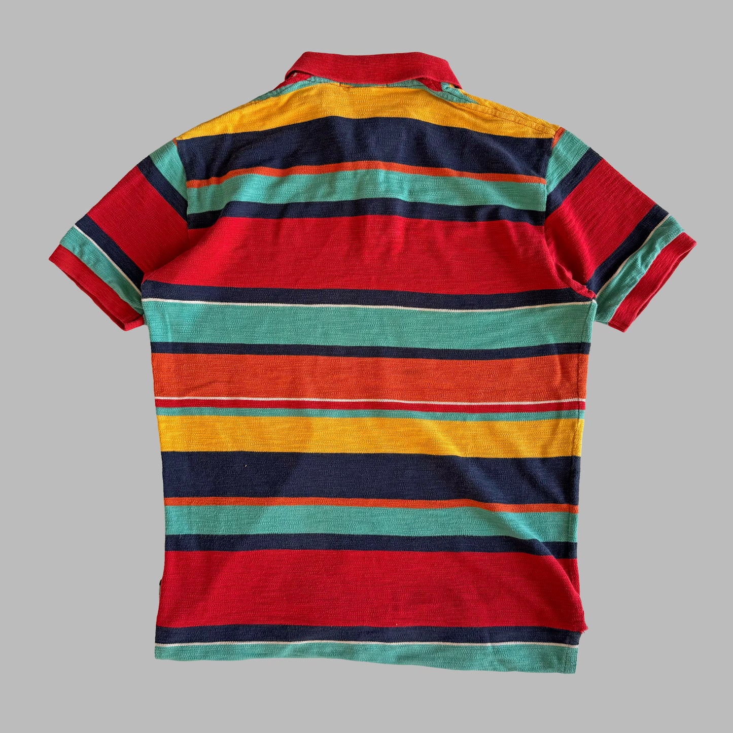 Ralph Lauren Striped Polo Shirt - Small