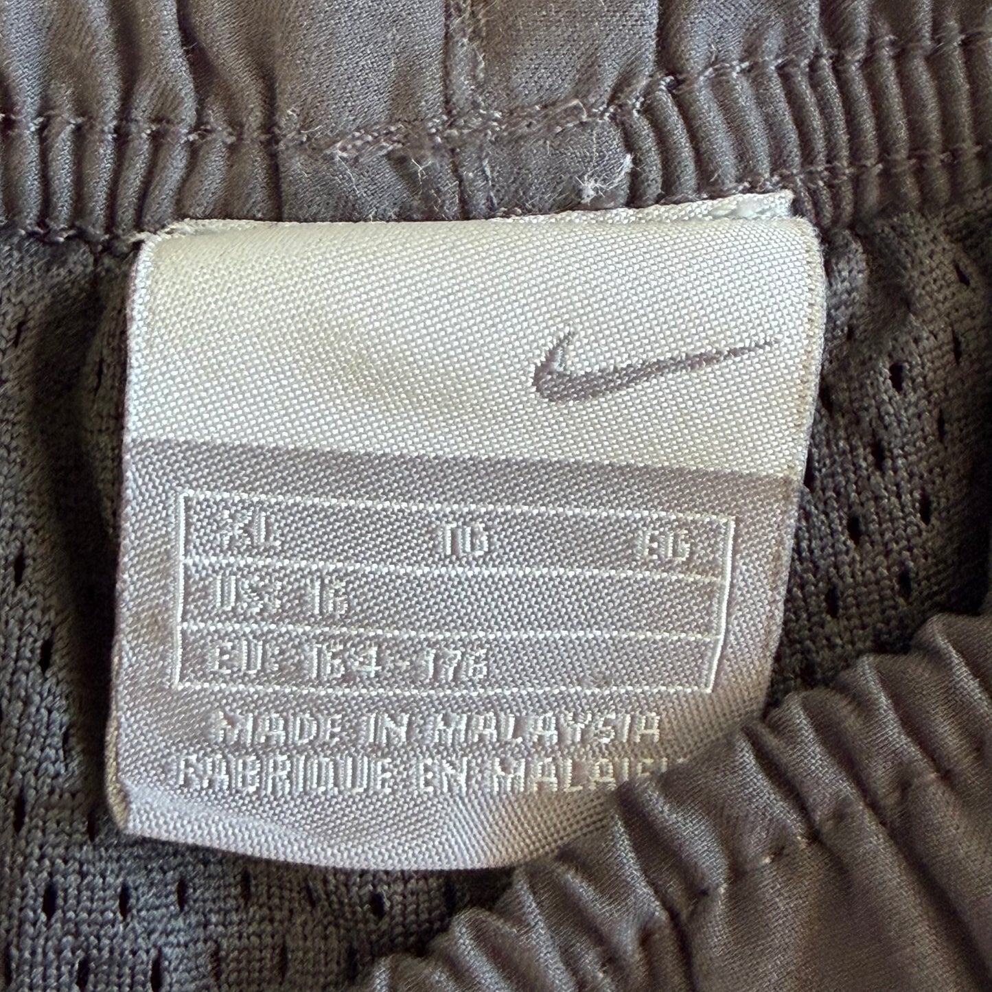 Y2K Nike Striped Baggy Track Pants - S