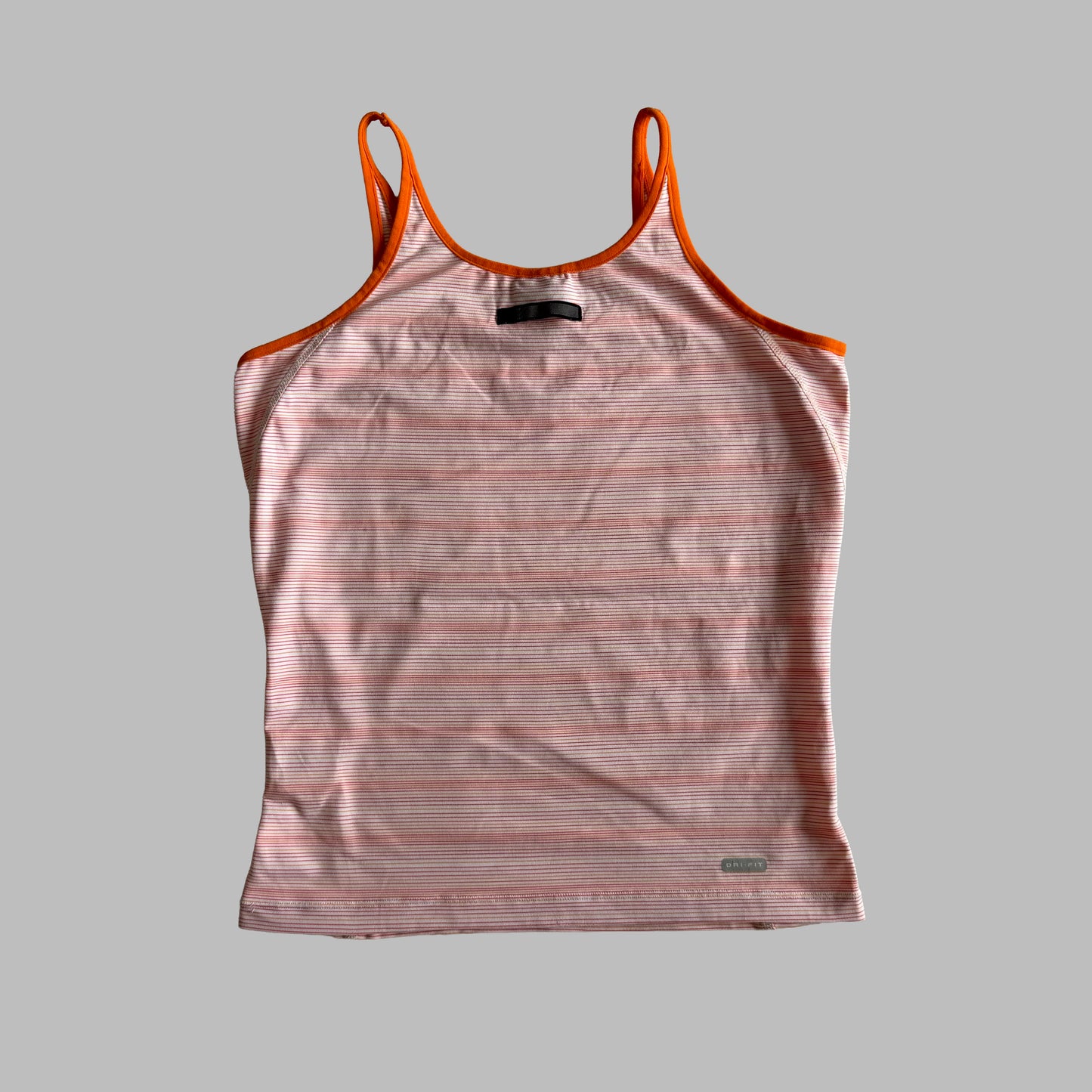 Y2K Nike Striped Activewear Tank - M