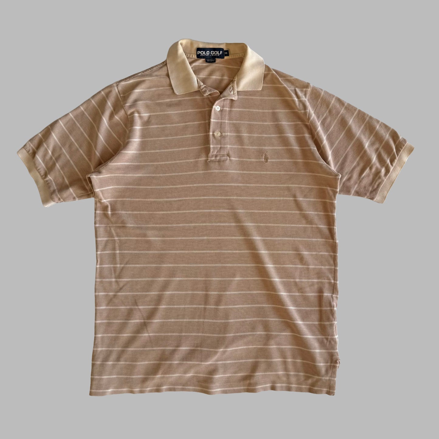 Polo Golf Striped Polo Shirt - Medium