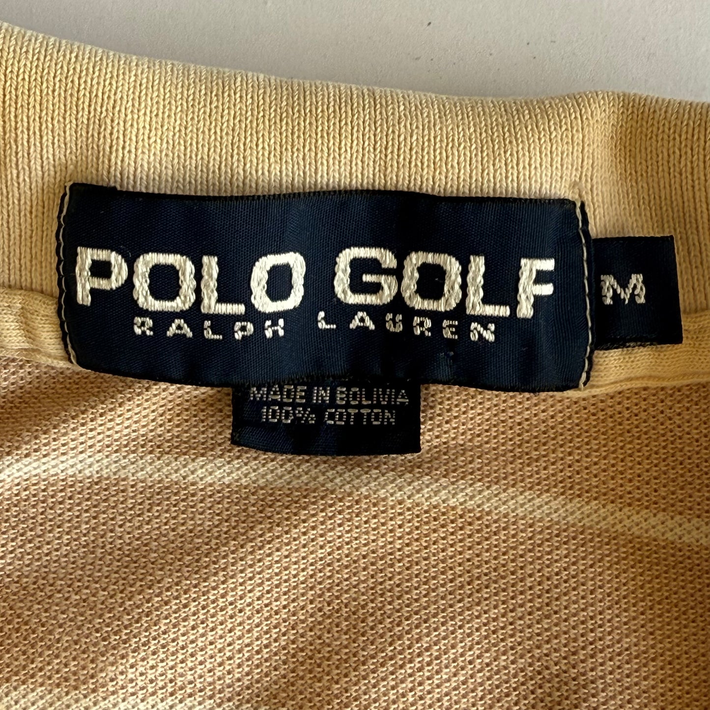 Polo Golf Striped Polo Shirt - Medium