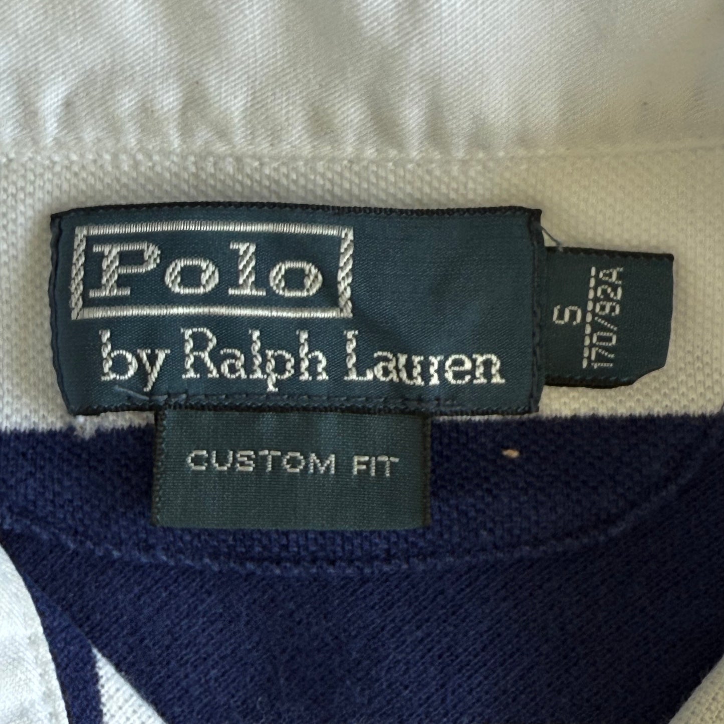 Ralph Lauren Striped Polo Shirt - Small