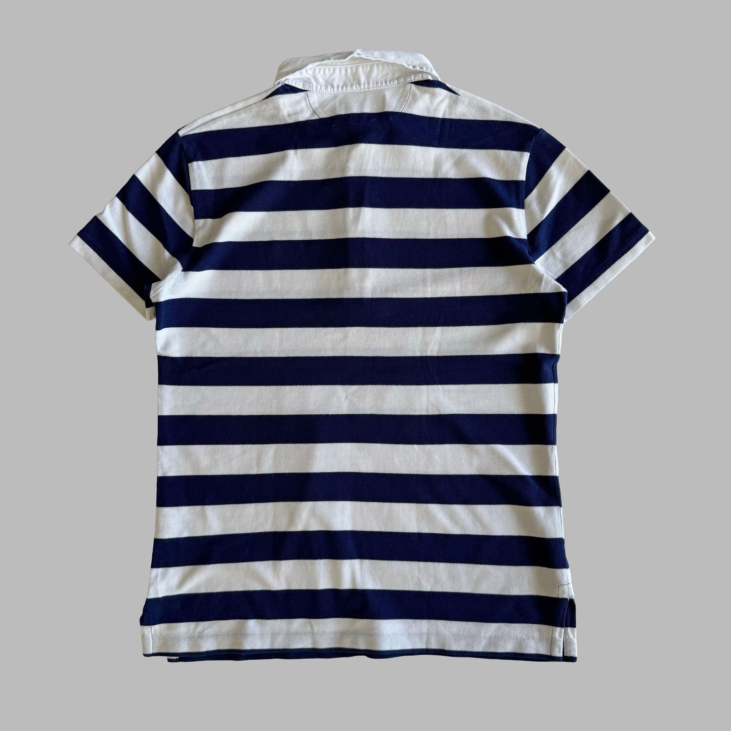 Ralph Lauren Striped Polo Shirt - Small