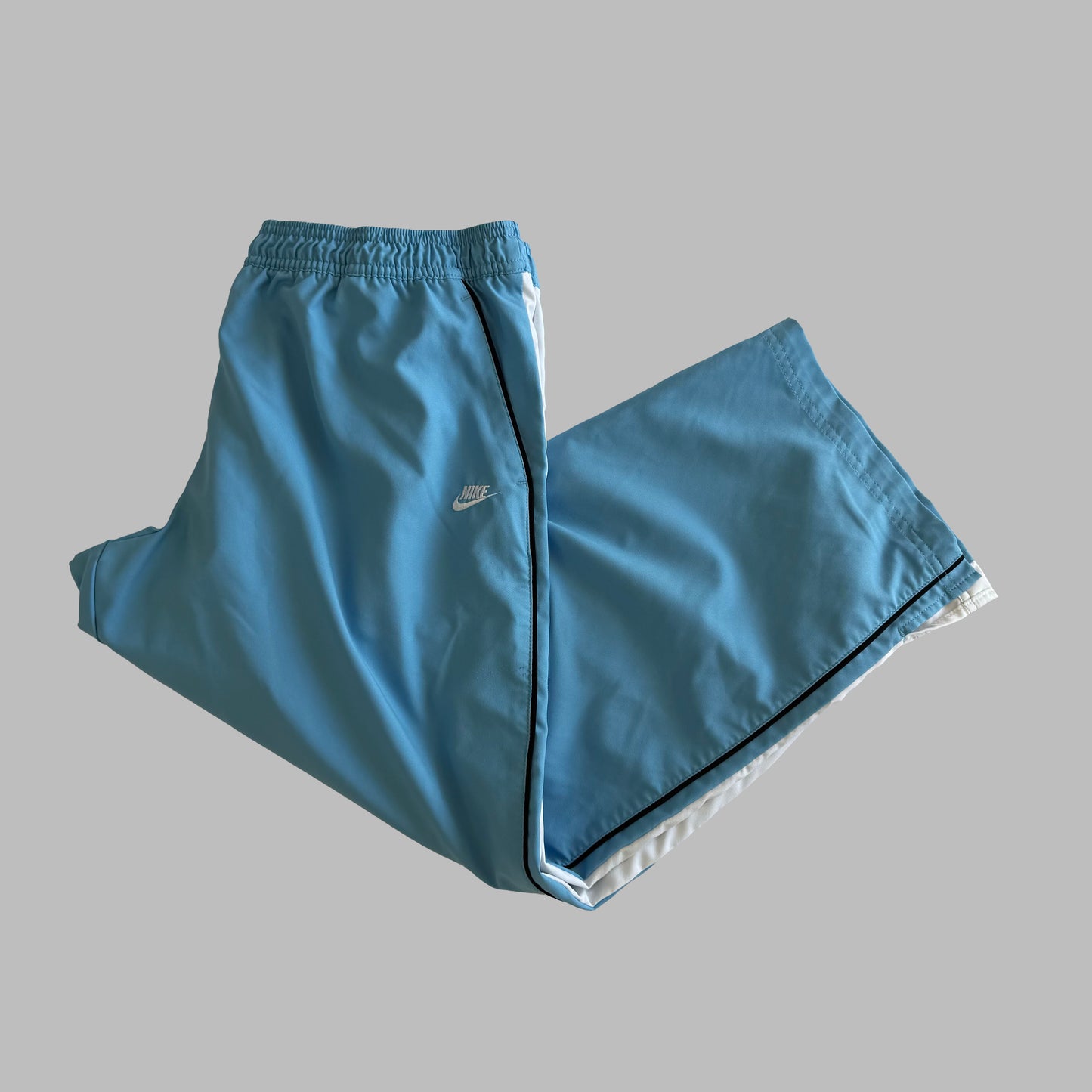 Y2K Nike Striped Three Quarter Track Pants - L
