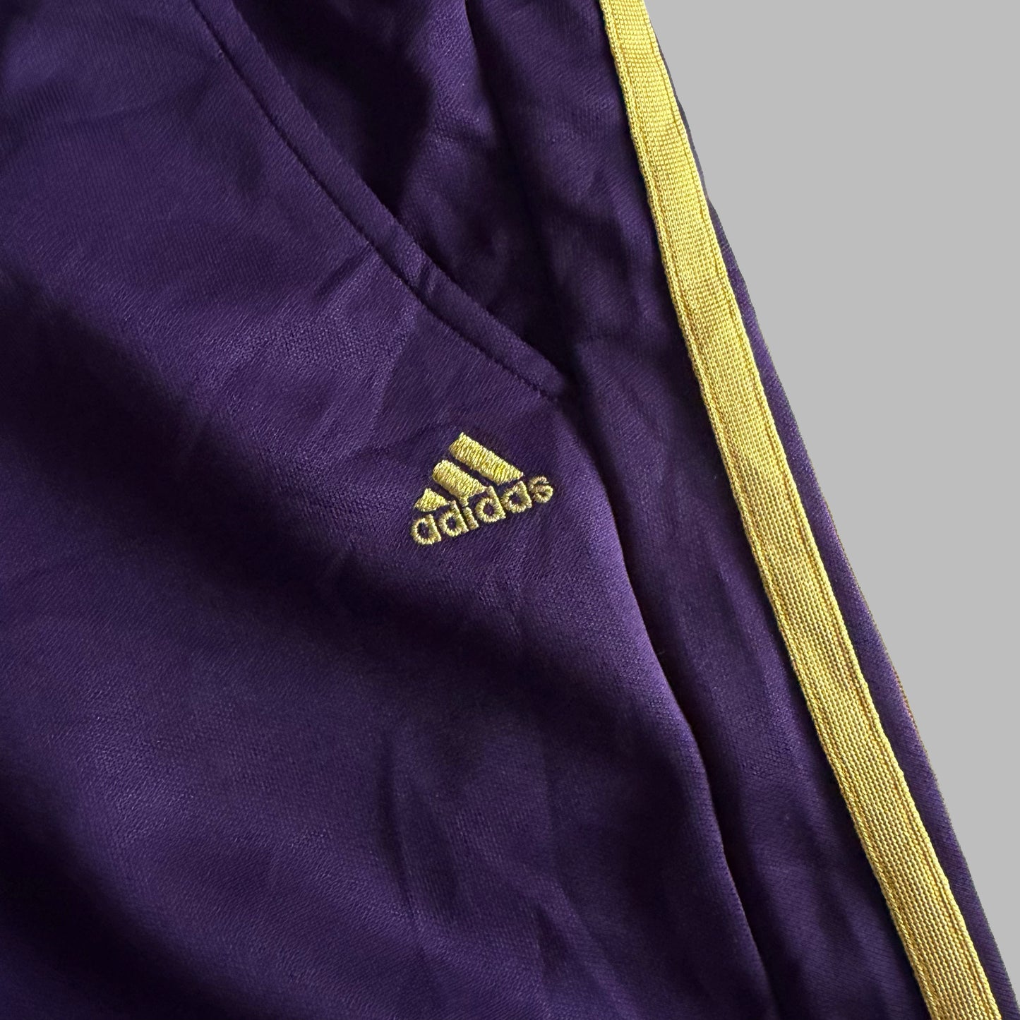 Y2K Adidas Striped Capris - M