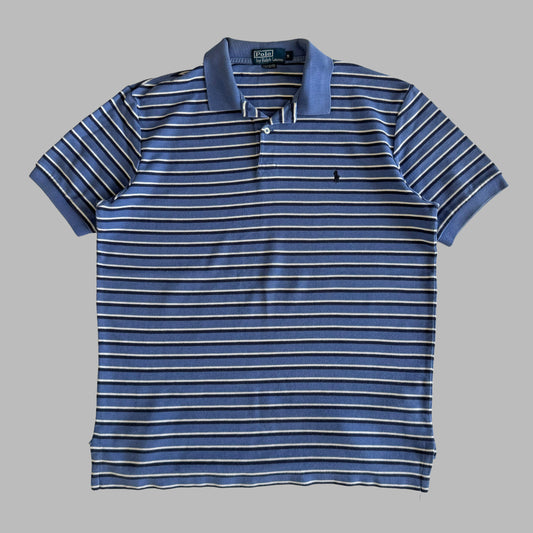 Ralph Lauren Striped Polo Shirt - Medium