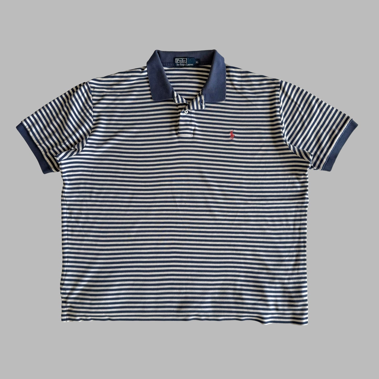 Ralph Lauren Striped Polo Shirt - XL