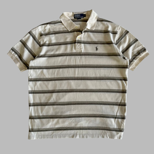 Ralph Lauren Striped Polo Shirt - Large