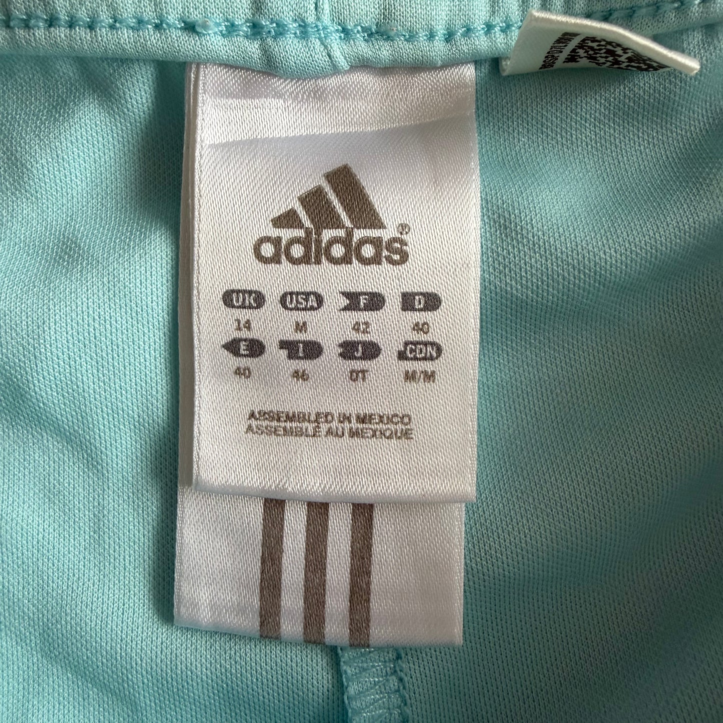 Y2K Adidas Three Stripe Mini Shorts - XL